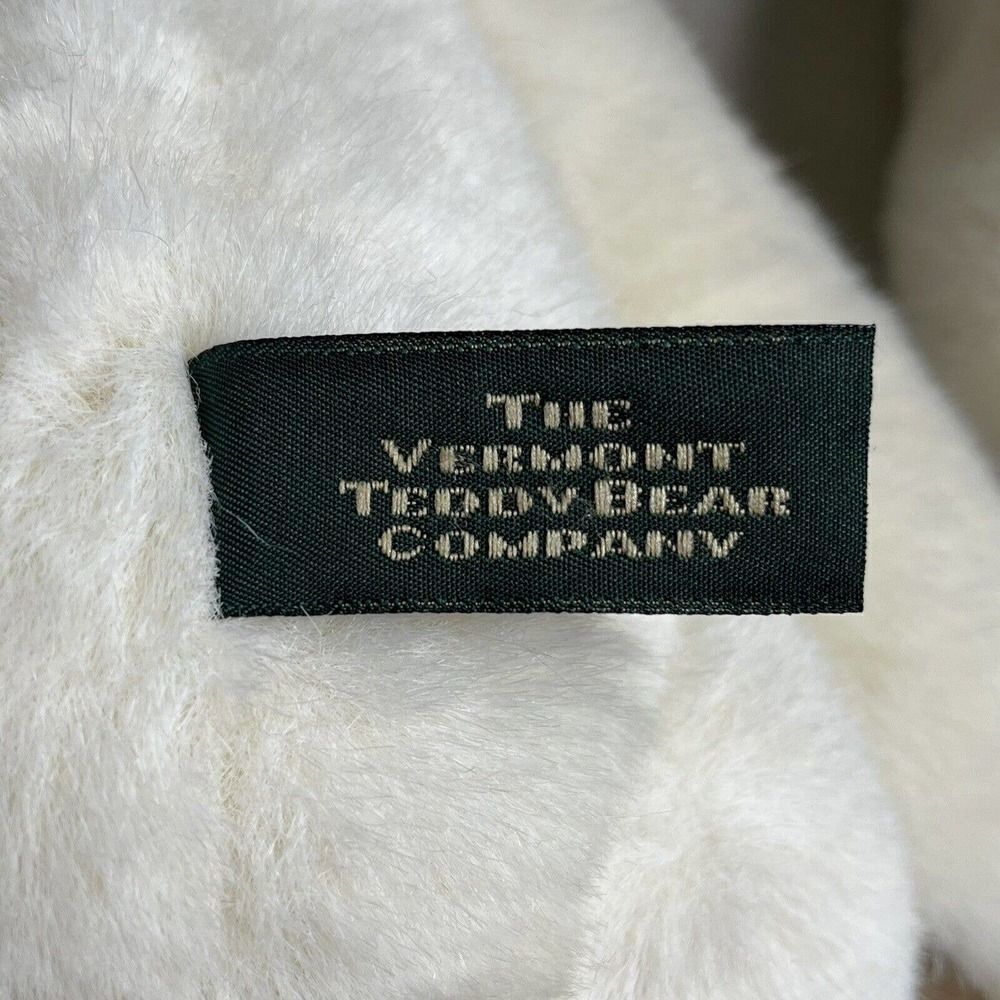 Vermont Teddy Bear Co. Jointed Anniversary Bears 1994 Plush Bride Groom Pair 16" - Picture 9 of 12